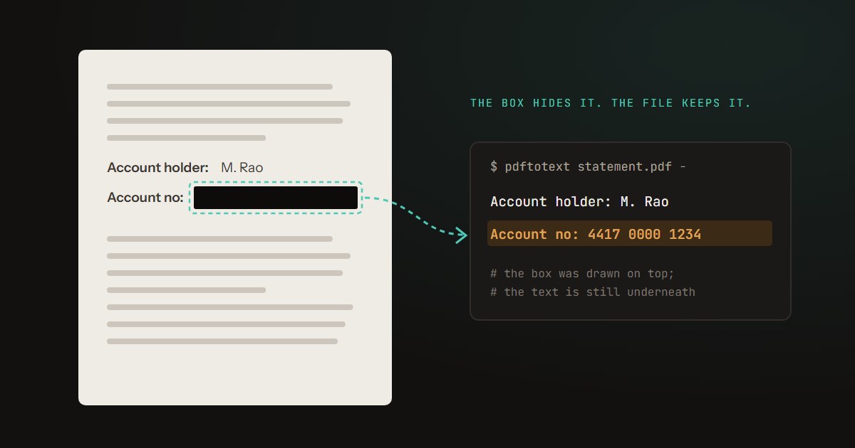 How to Redact a PDF Properly (Black Boxes Fail)